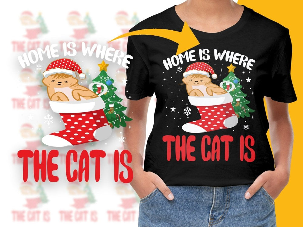 Funny Grumpy Cat Christmas Tree PNG File - Teepew
