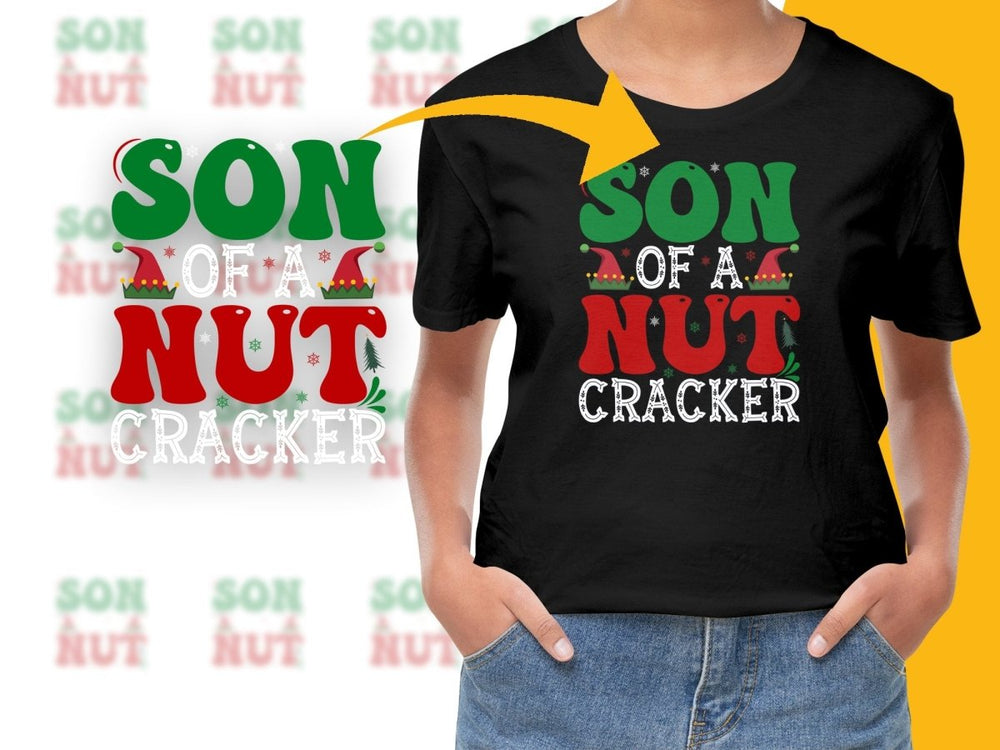 Funny Holiday Christmas PNG File for Son or Nut Lovers - Teepew