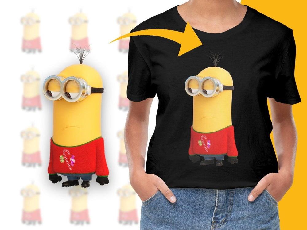 Funny Minions Christmas Design Graphic PNG File - Teepew