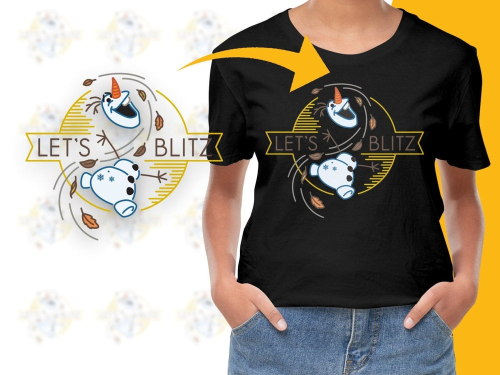 Funny Snowman Design with Let's Blitz Phrase Digital - Teepew
