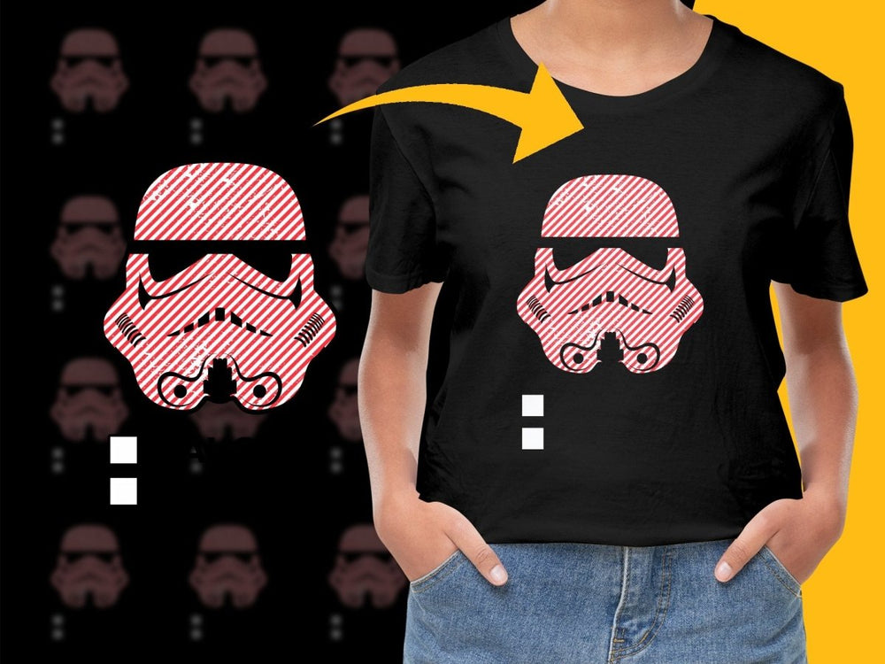Funny Stormtrooper Christmas Naughty or Nice PNG File - Teepew