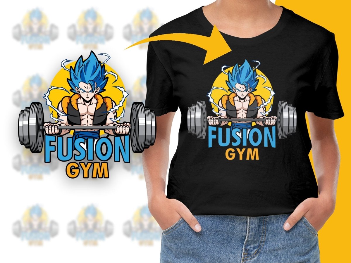 Fusion Gym Powerlifting Anime Inspired PNG File - Teepew