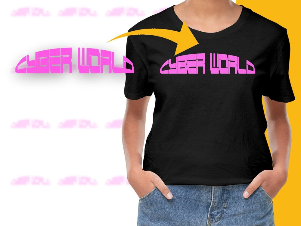 Futuristic Cyber World Neon Graphic PNG File - Teepew