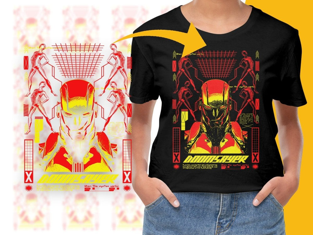 Futuristic Cyberpunk Inspired Streetwear Graphic PNG File - Teepew
