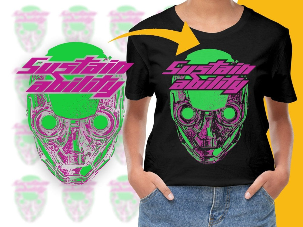 Futuristic Graphic Design Sustainability PNG File - Teepew