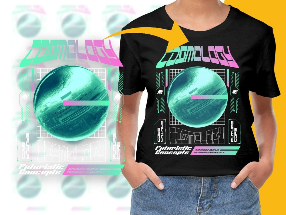 Futuristic Graphic Urban Style Techwear PNG File - Teepew