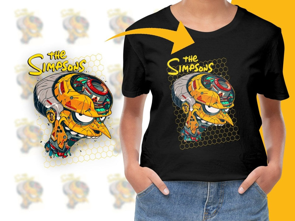Futuristic Homer Simpson Graphic PNG File - Teepew