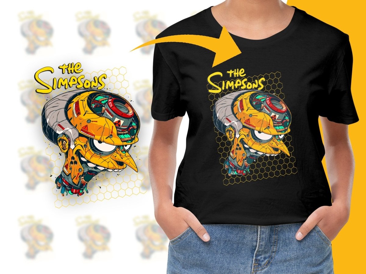 Futuristic Homer Simpson Graphic PNG File - Teepew