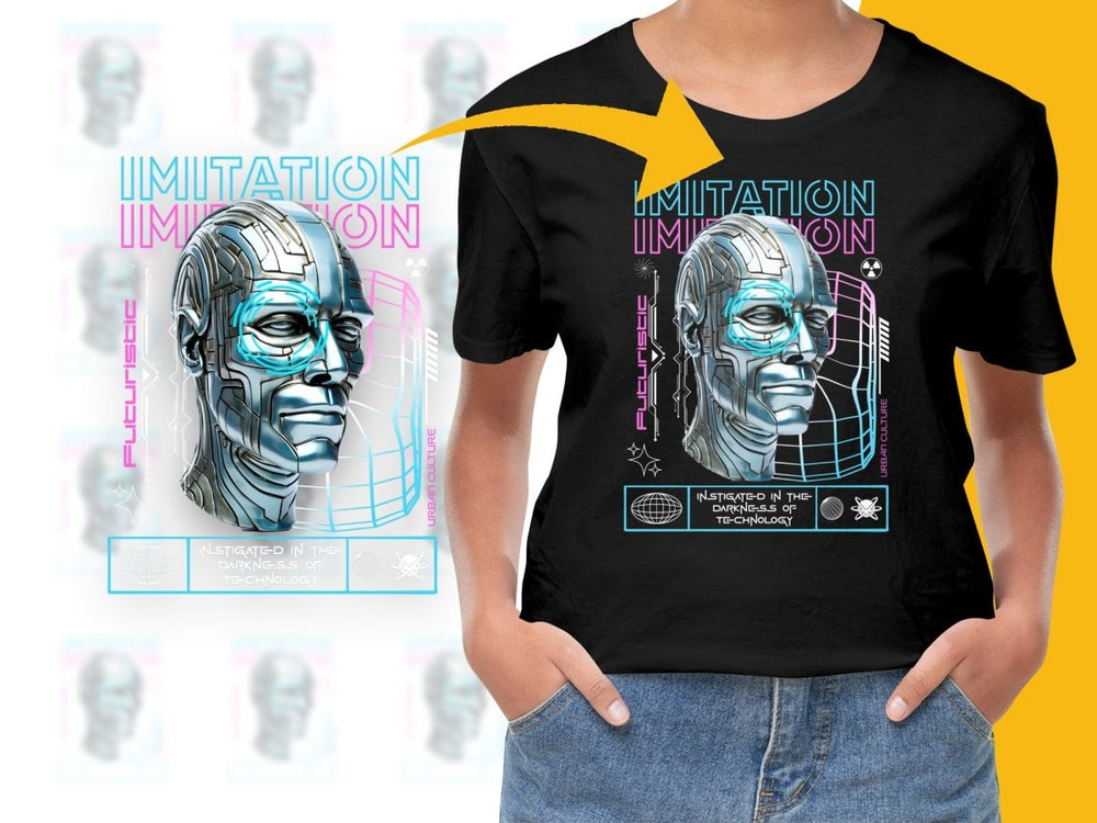 Futuristic Streetwear Head Design Urban Culture PNG File - Teepew