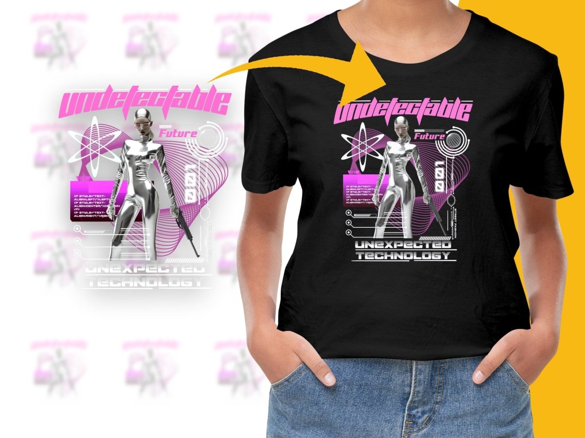 Futuristic Undetectable Design Streetwear PNG File - Teepew