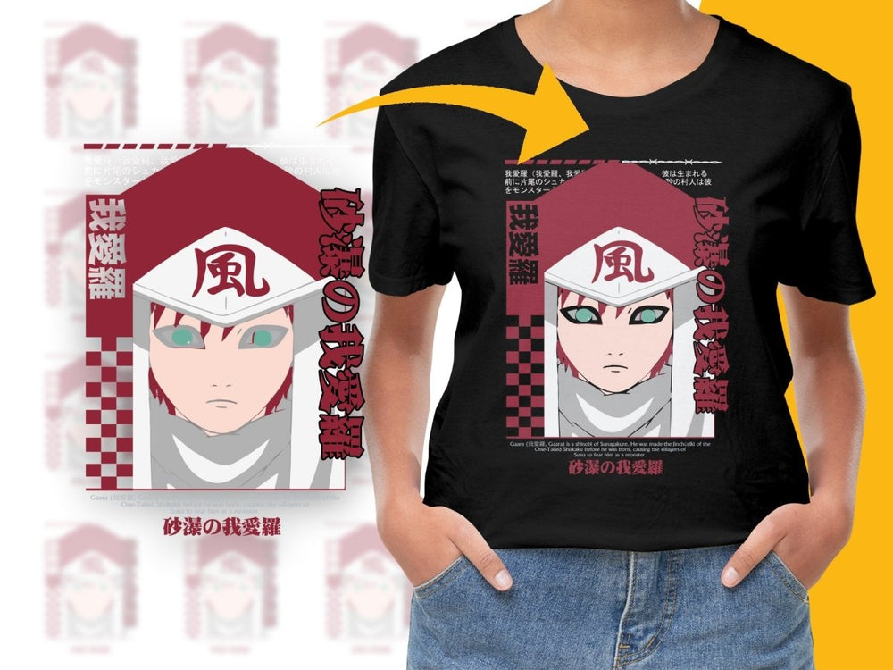 Gaara Anime Character Design PNG File - Teepew
