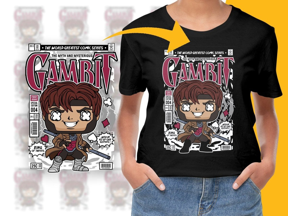 Gambit Popculture PNG File - Teepew