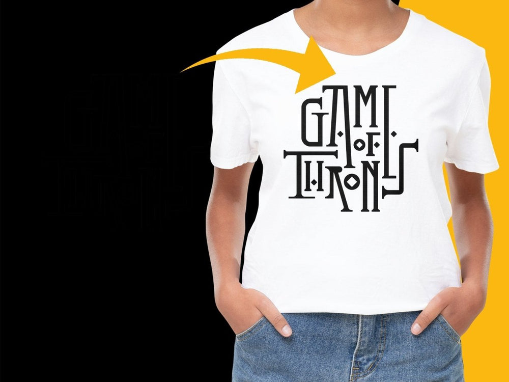 Game of Thrones Retro Logo Design PNG File - Teepew