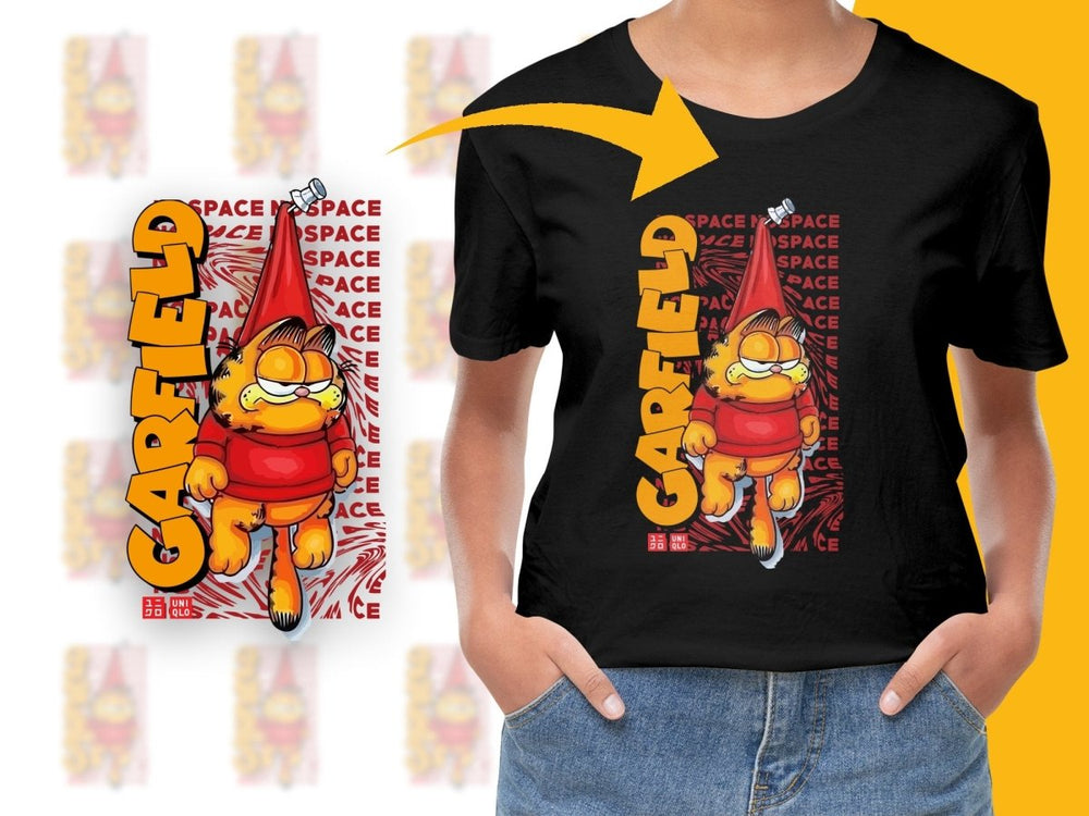 Garfield Space Unique Graphic Design PNG File - Teepew
