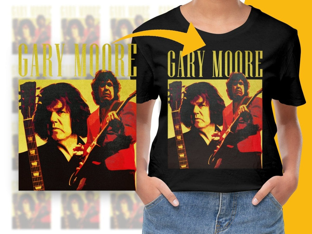GARY MOORE Music Homage PNG File - Teepew