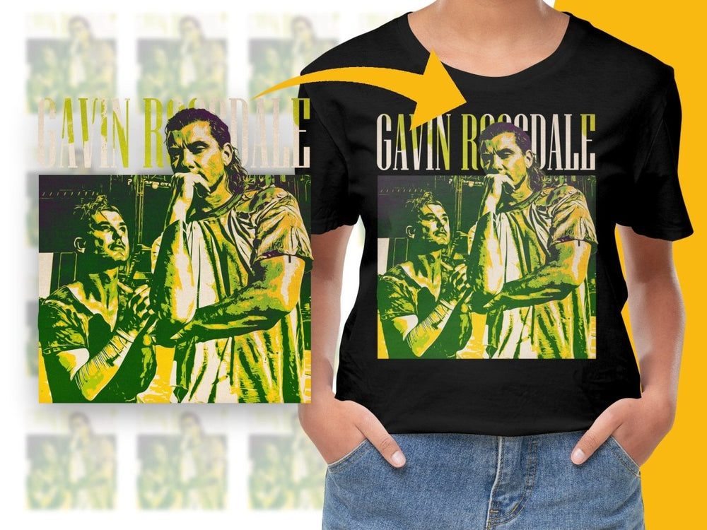 GAVIN ROSSDALE Music Homage PNG File - Teepew