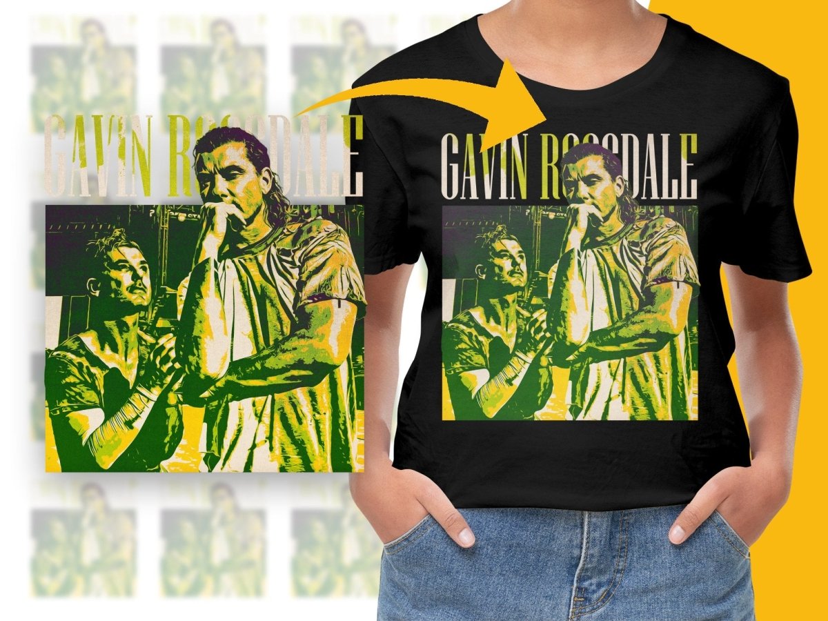 GAVIN ROSSDALE Music Homage PNG File - Teepew