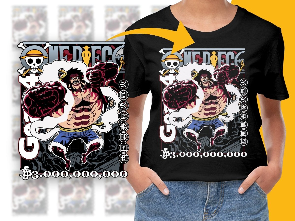 Gear Fourth Luffy Art on Anime PNG File - Teepew