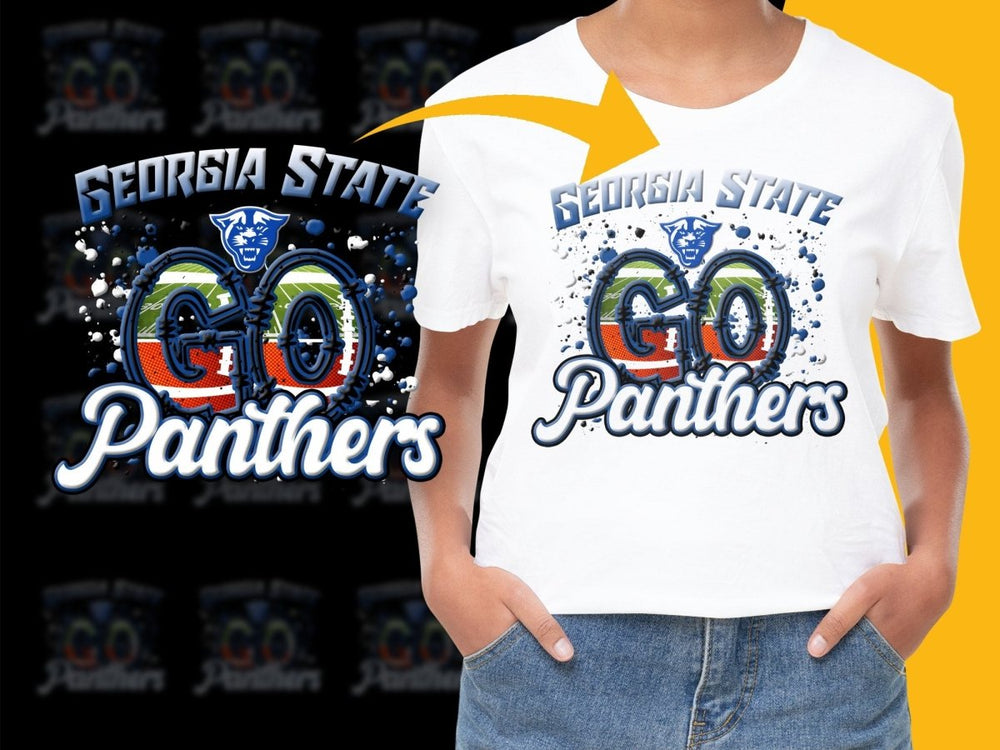 Georgia State Panthers NCAA College PNG File - Teepew