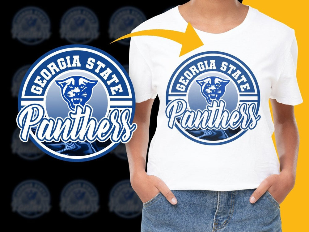 GEORGIA STATE PANTHERS NCAA College PNG File - Teepew