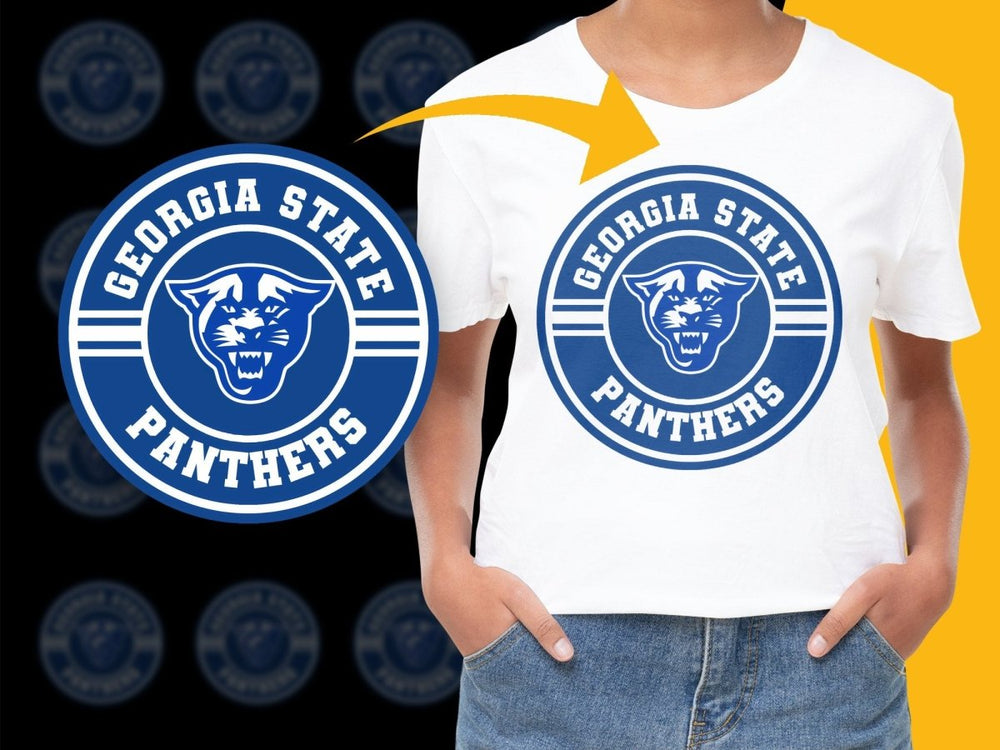 GEORGIA STATE PANTHERS NCAA College PNG File - Teepew