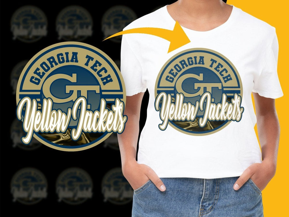 GEORGIA TECH YELLOW JACKETS NCAA College PNG File - Teepew