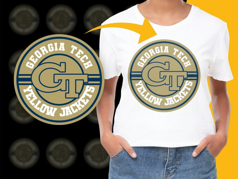 GEORGIA TECH YELLOW JACKETS NCAA College PNG File - Teepew