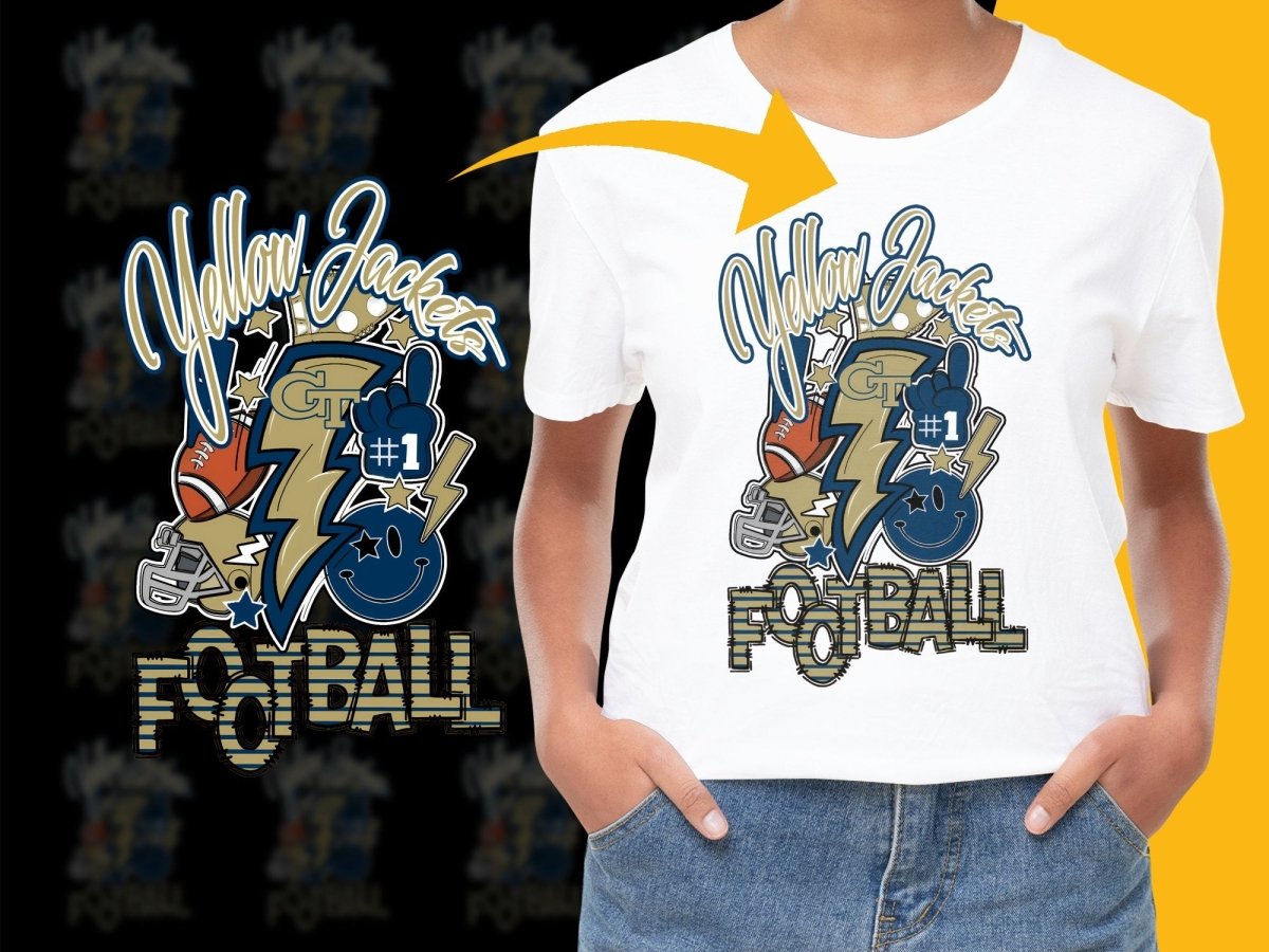 Georgia Tech Yellow Jackets NCAA College PNG File - Teepew