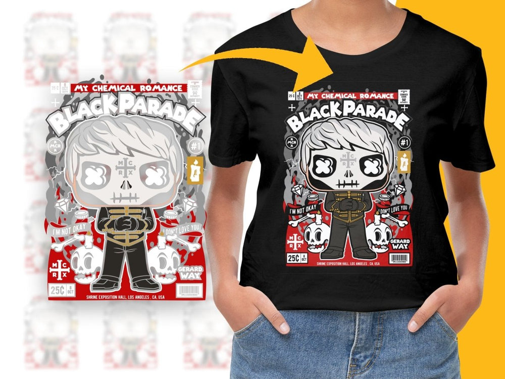 Gerard Way Black Parade Popculture PNG File - Teepew