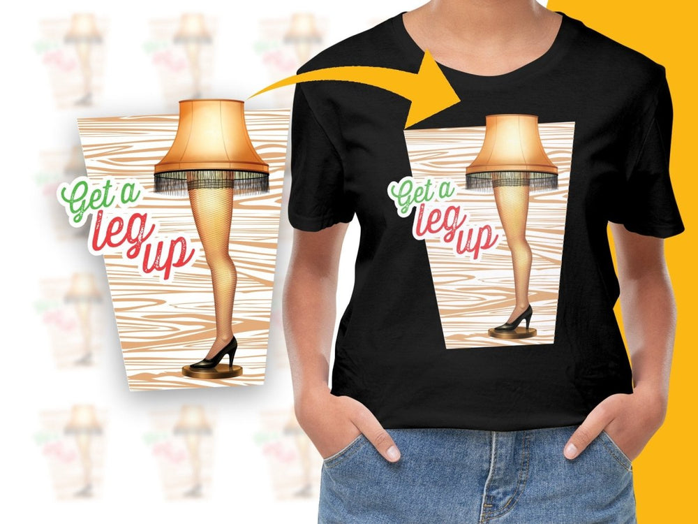 Get a Leg Up Christmas PNG File for Festive Cheer - Teepew