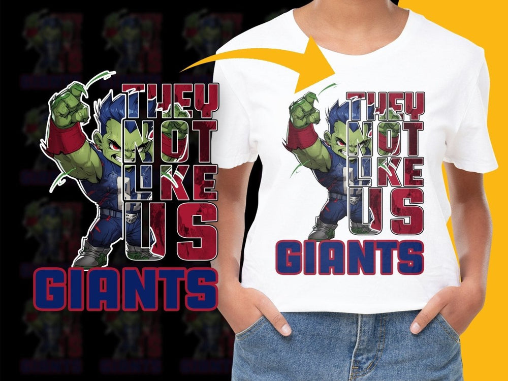 Giants They Not Like Us Graphic PNG File - Teepew