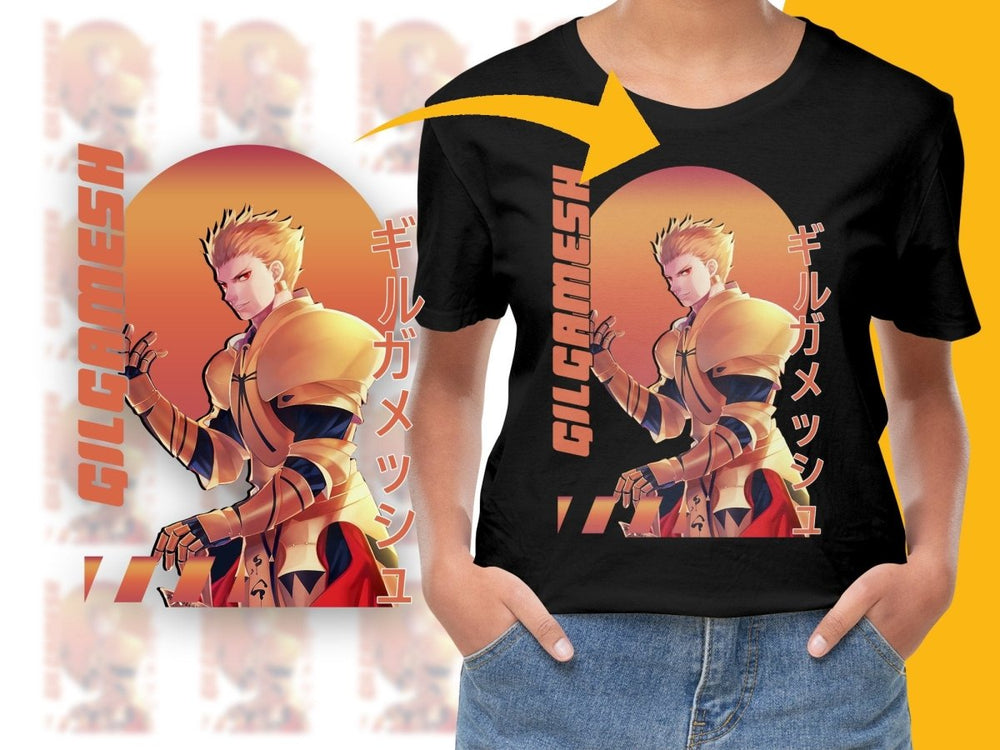 Gilgamesh Anime Character PNG File - Teepew