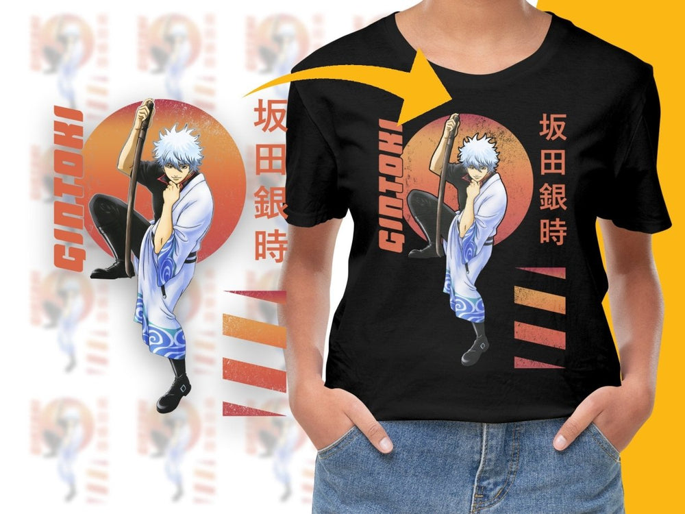 Gintoki Anime Character PNG File Digital - Teepew