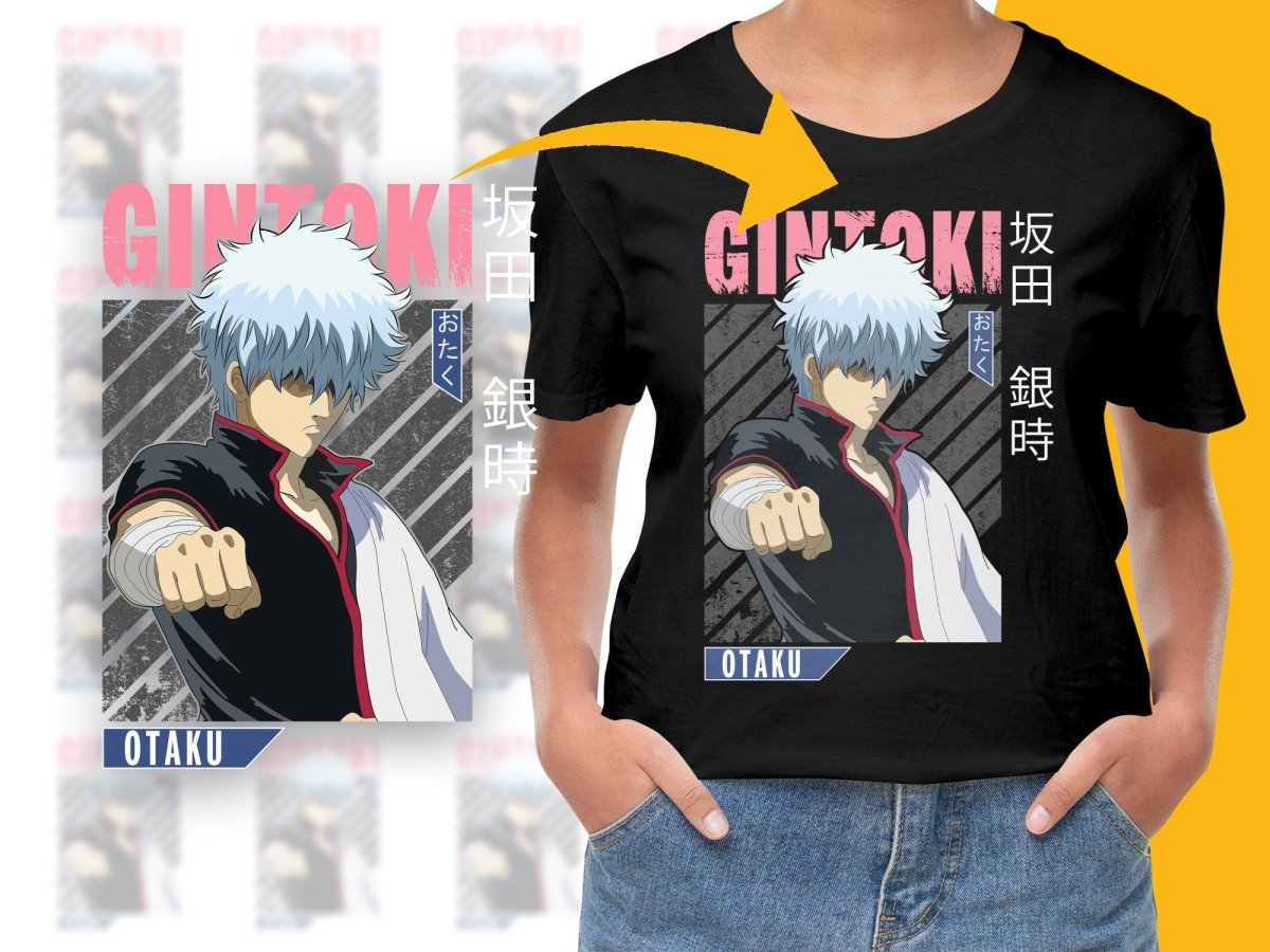 Gintoki Character Anime Art Print PNG Digital Download - Teepew