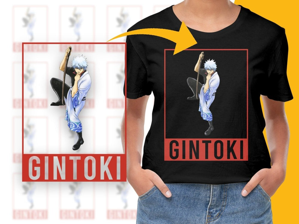 Gintoki Character PNG File Digital - Teepew
