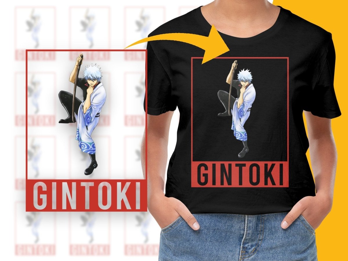 Gintoki Character PNG File Digital - Teepew