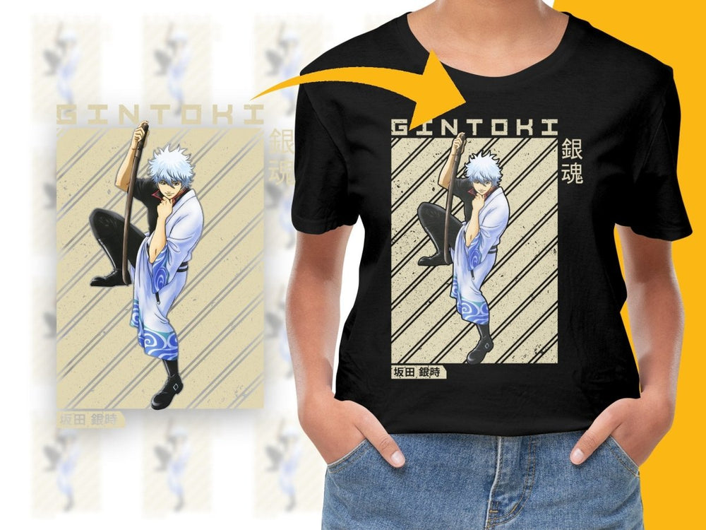 Gintoki Japanese Anime Character PNG Digital Download - Teepew