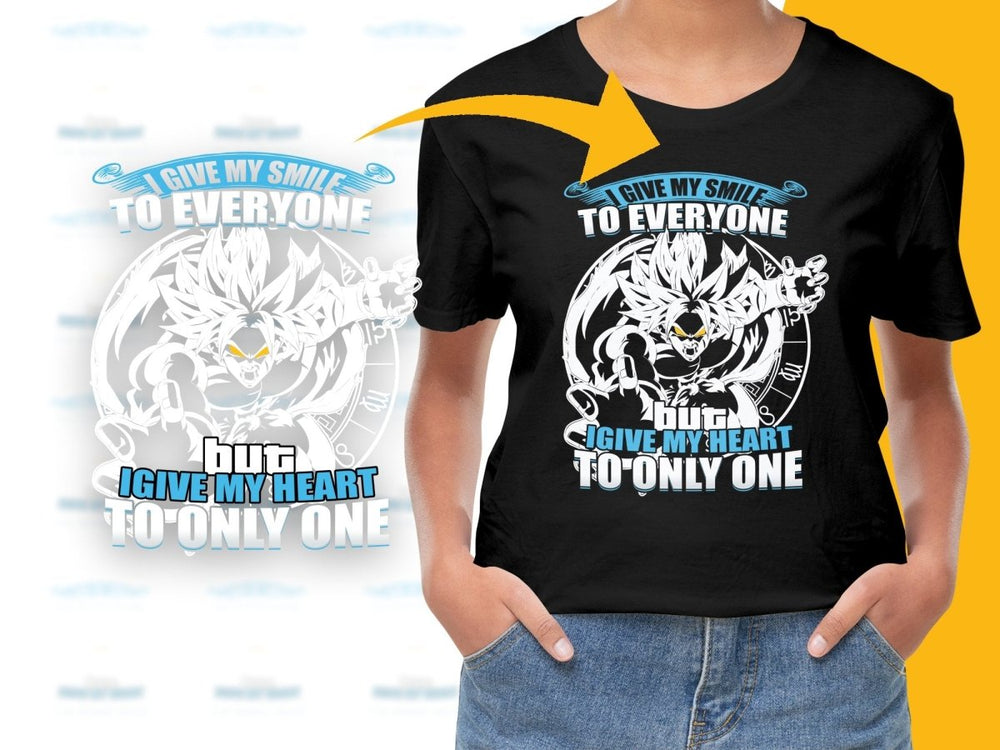Give My Smile to Everyone Anime Character PNG File - Teepew
