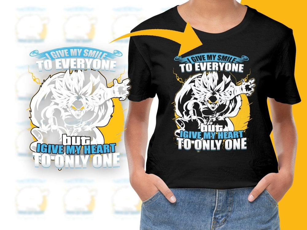 Give My Smile To Everyone But My Heart PNG File - Teepew