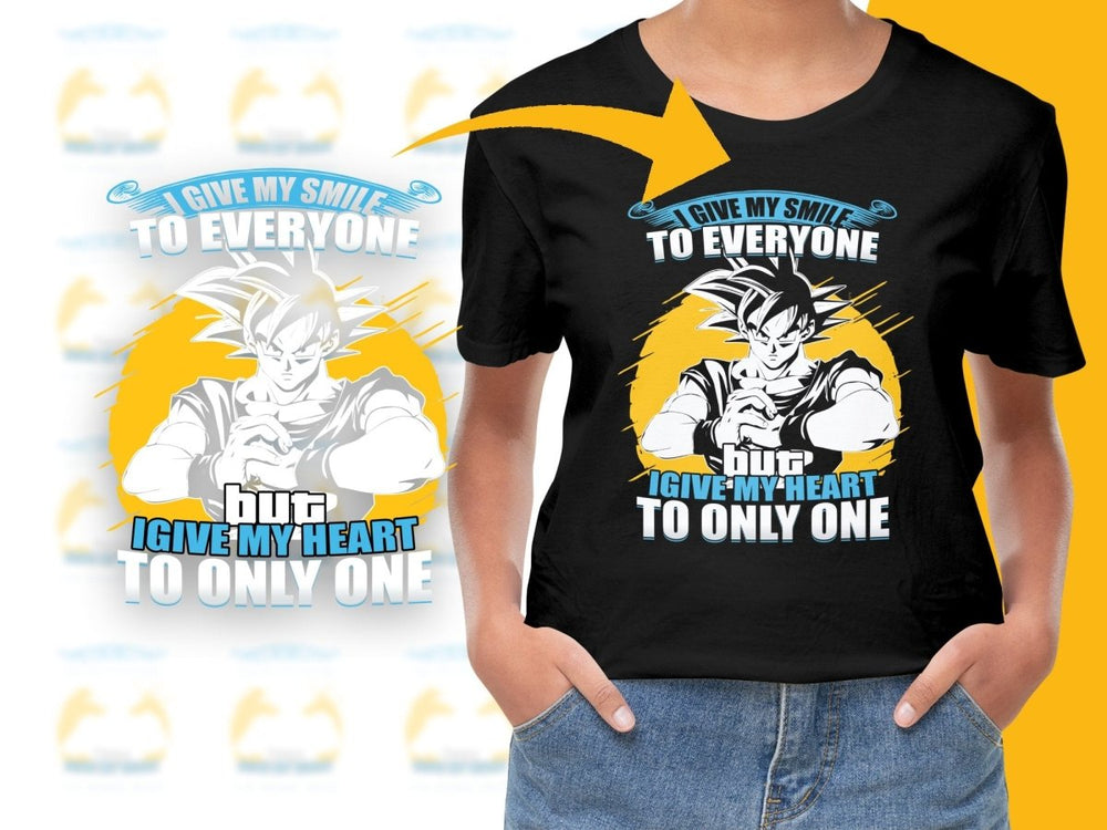 Give My Smile To Everyone But My Heart PNG File - Teepew