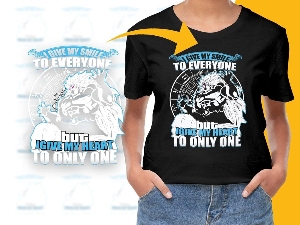 Give My Smile to Everyone But My Heart to One PNG File - Teepew