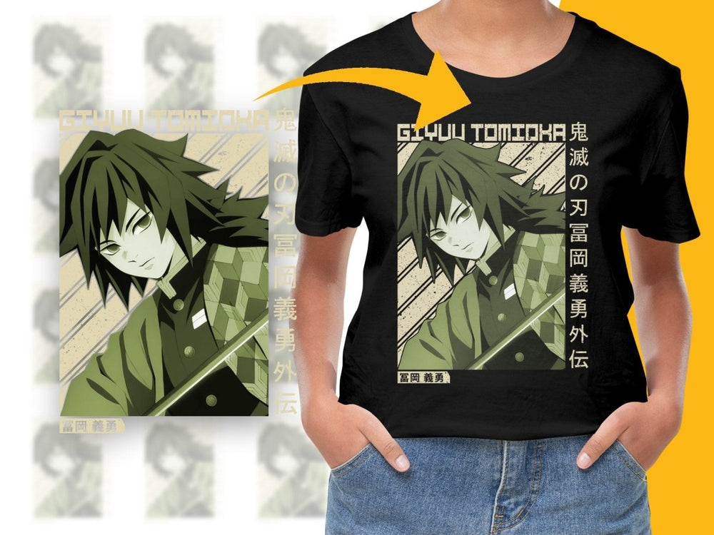 Giyuu Tomioka Anime Character PNG File - Teepew