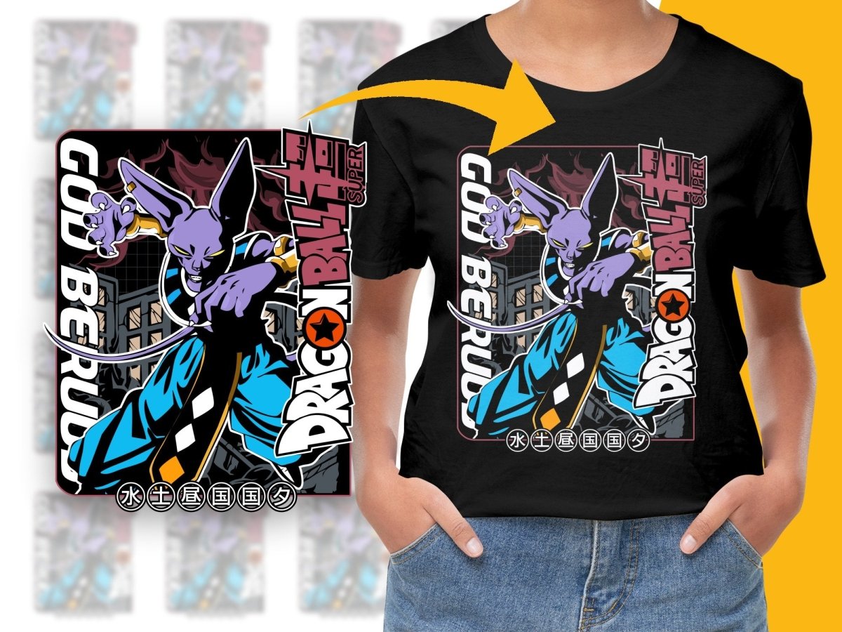 God Beerus Dragon Ball Super Anime PNG File - Teepew