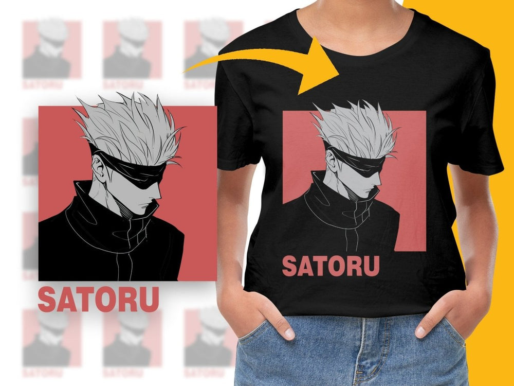 Gojo Satoru Digital Anime Character Art Print Download - Teepew