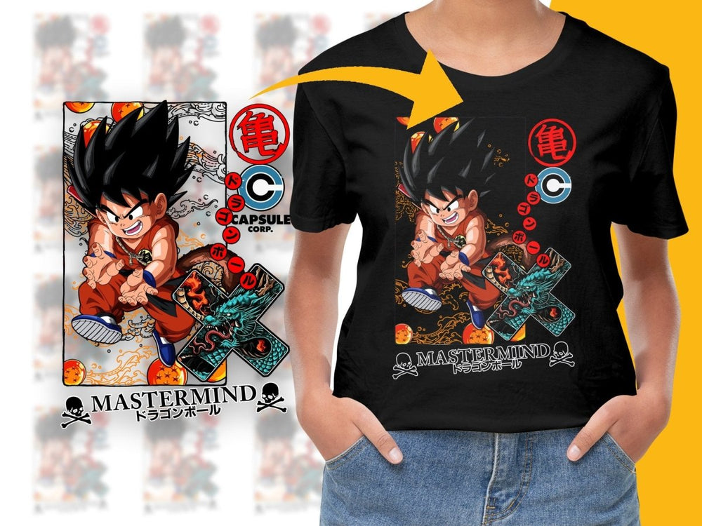 Goku Dragon Ball Capsule Corp Anime Graphic PNG File - Teepew