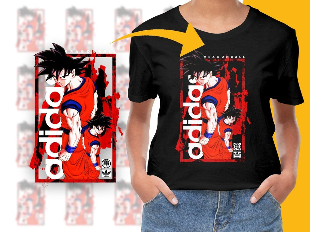 Goku Graphic Dragon Ball Anime Action Design PNG File - Teepew