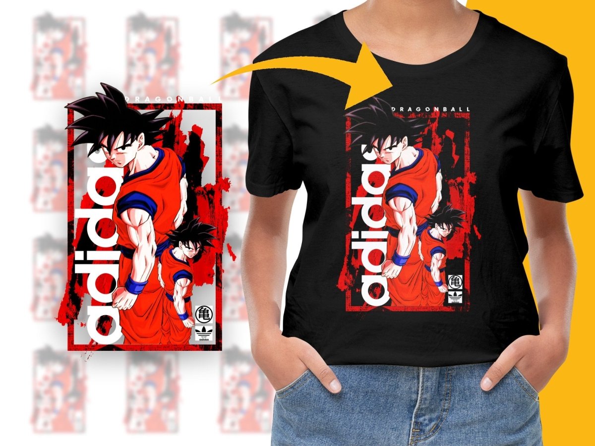 Goku Graphic Dragon Ball Anime Action Design PNG File - Teepew
