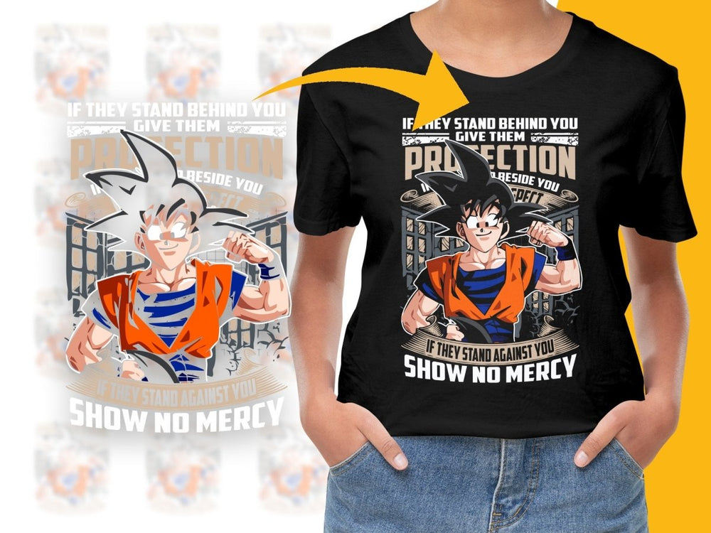 Goku Show No Mercy Graphic Anime PNG File - Teepew