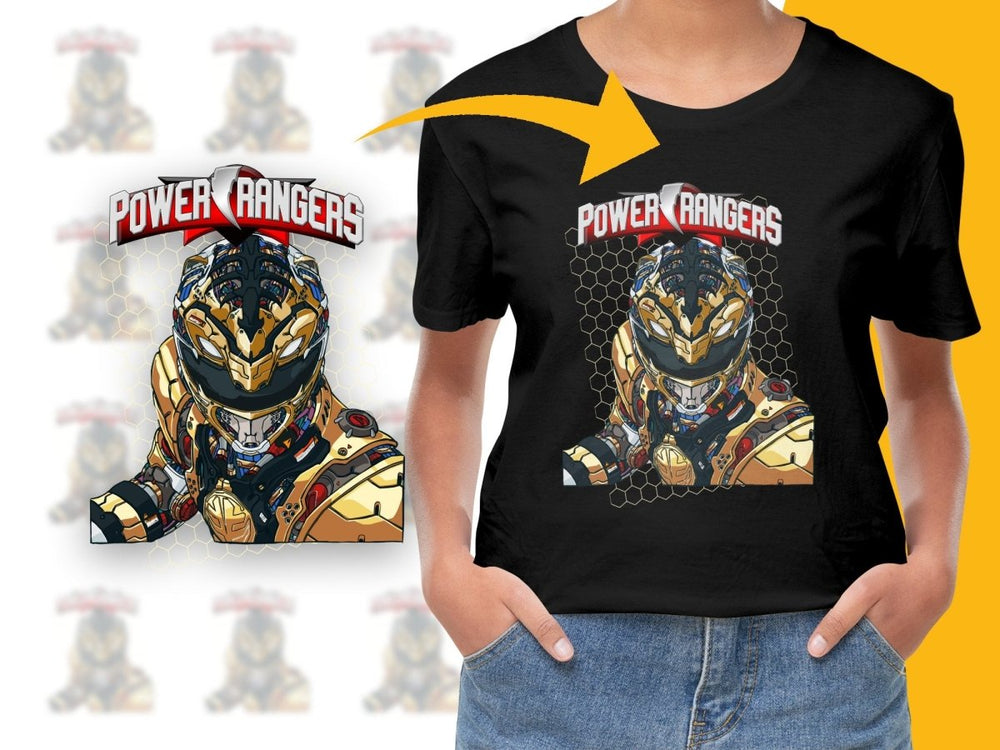 Gold Ranger Powerful Design Graphics PNG File - Teepew