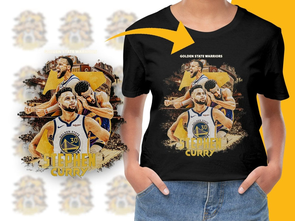 Golden State Warriors Stephen Curry Bootleg PNG File - Teepew